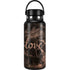 Love Rose Gold Black Hydro Flask 32oz Wide Mouth Skin